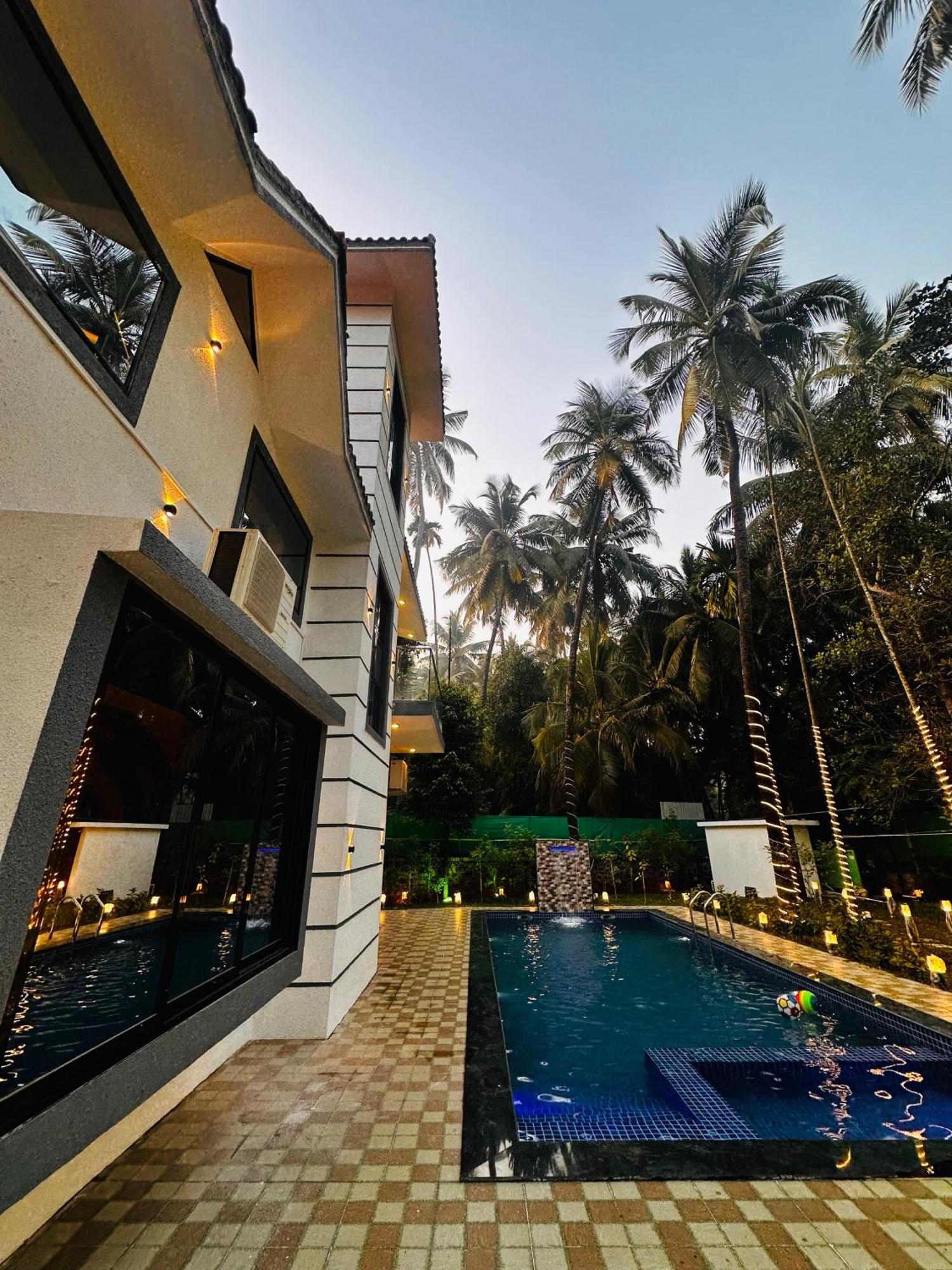 Seas The Day Luxurious 5Bhk Villa 2Min From Awas Beach With Huge Private Pool Alibág Kültér fotó