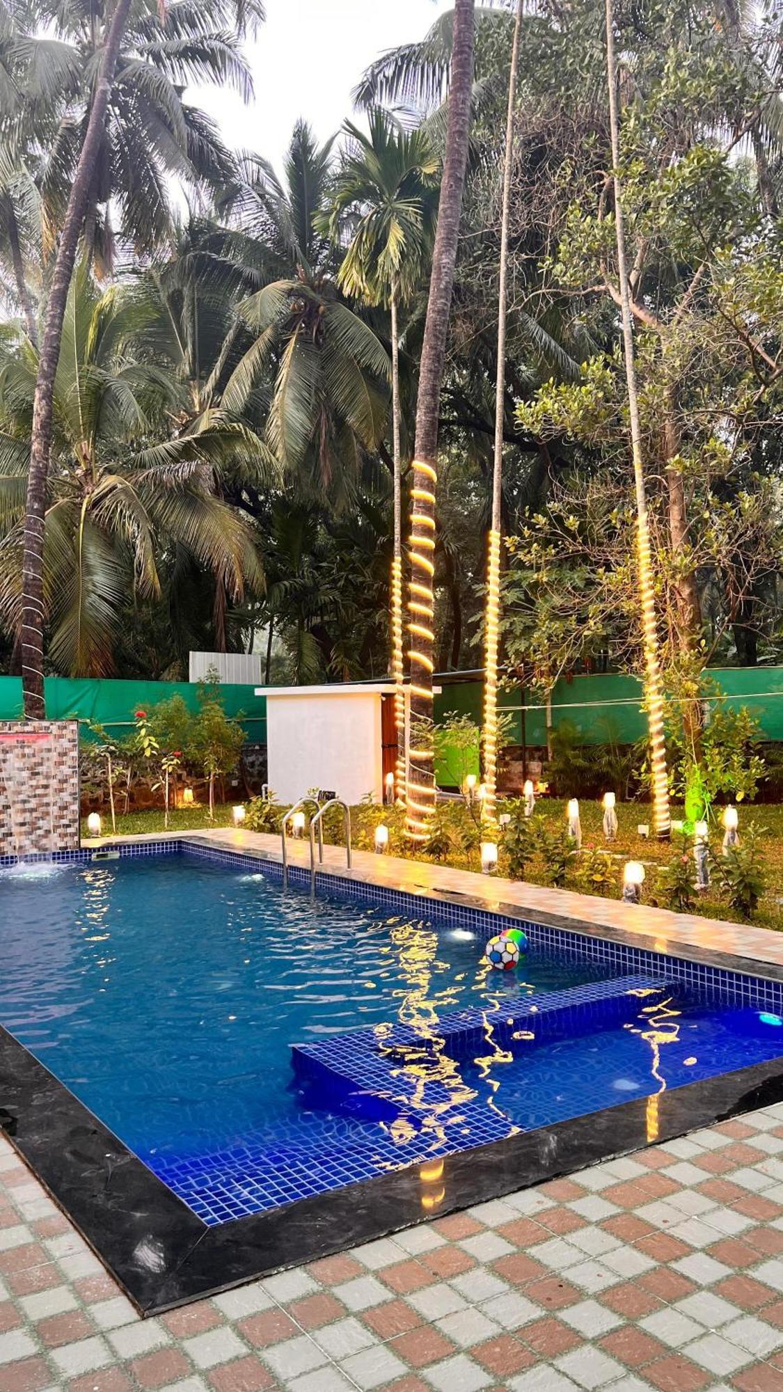 Seas The Day Luxurious 5Bhk Villa 2Min From Awas Beach With Huge Private Pool Alibág Kültér fotó