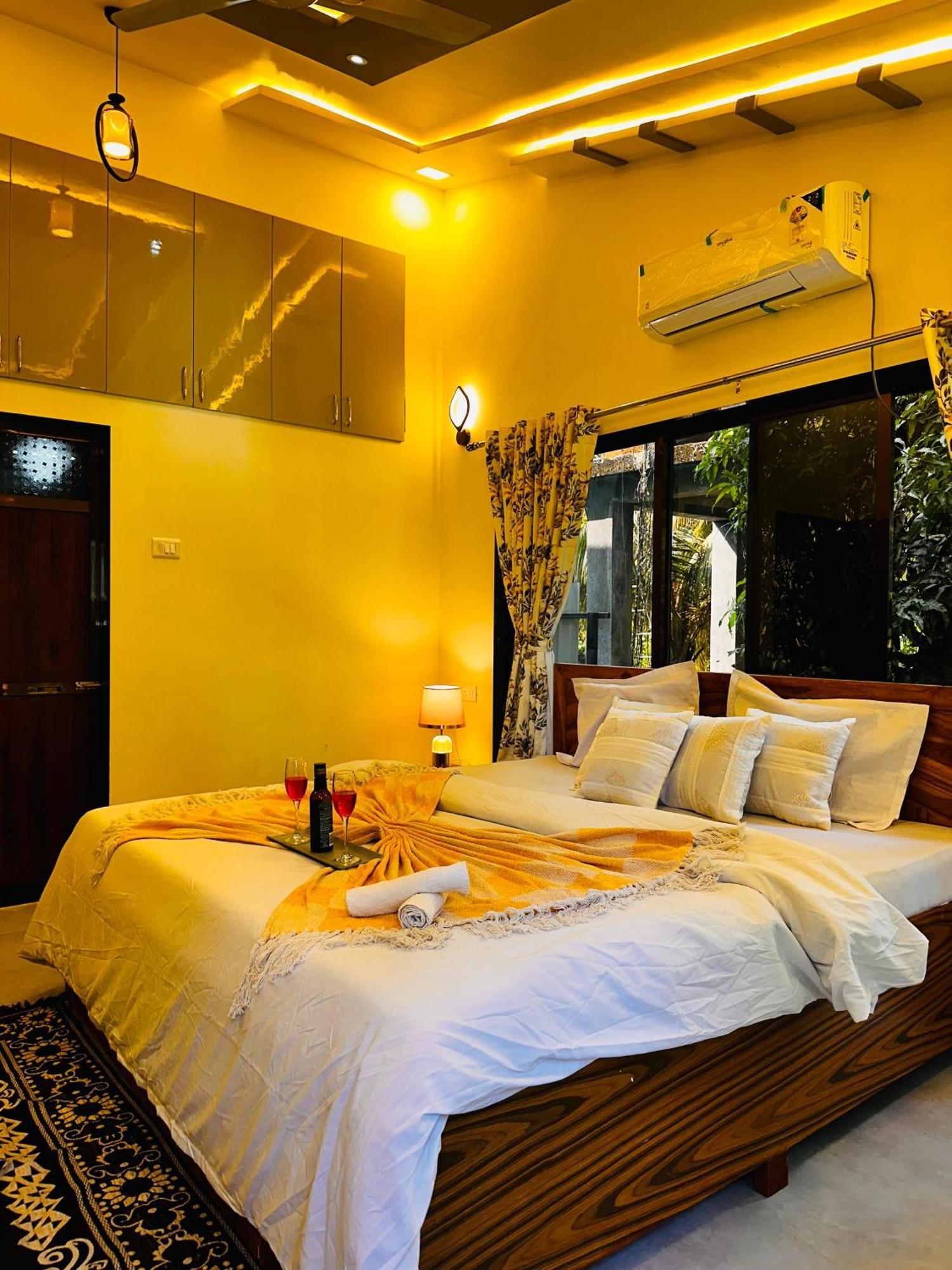 Seas The Day Luxurious 5Bhk Villa 2Min From Awas Beach With Huge Private Pool Alibág Kültér fotó