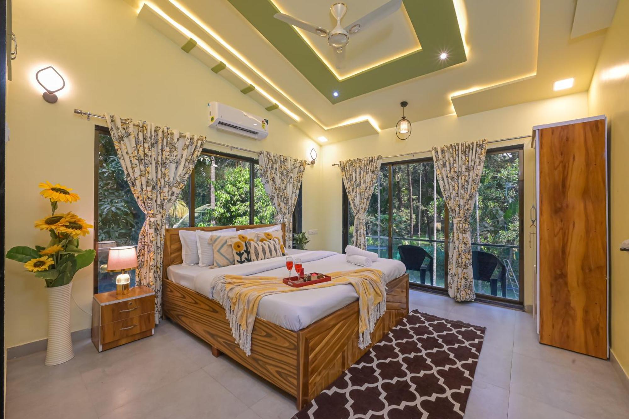 Seas The Day Luxurious 5Bhk Villa 2Min From Awas Beach With Huge Private Pool Alibág Kültér fotó