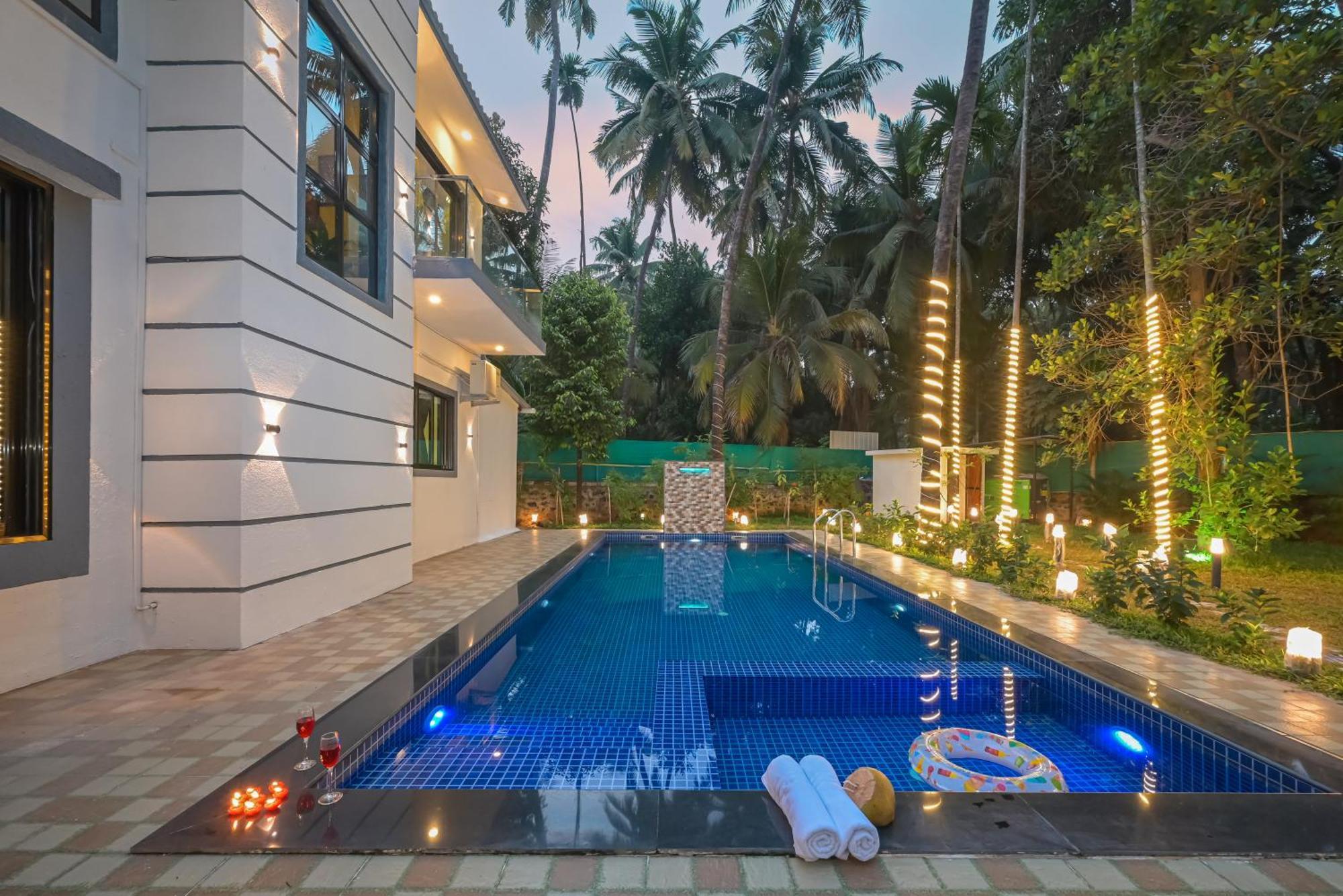 Seas The Day Luxurious 5Bhk Villa 2Min From Awas Beach With Huge Private Pool Alibág Kültér fotó