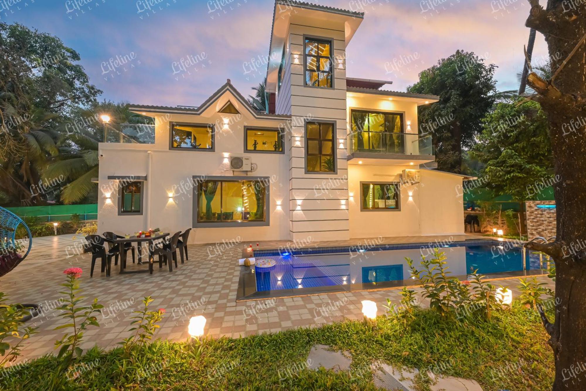Seas The Day Luxurious 5Bhk Villa 2Min From Awas Beach With Huge Private Pool Alibág Kültér fotó